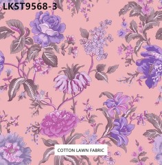 100% Cotton Lawn Fabric,LANKING TEX,Low Moq Printing Best  Quality  100% Cotton Lawn Fabric