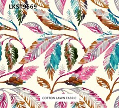 100% Cotton Lawn Fabric,LANKING TEX,Low Moq Printing Best  Quality  100% Cotton Lawn Fabric