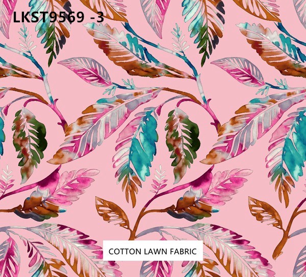 100% Cotton Lawn Fabric,LANKING TEX,Low Moq Printing Best  Quality  100% Cotton Lawn Fabric