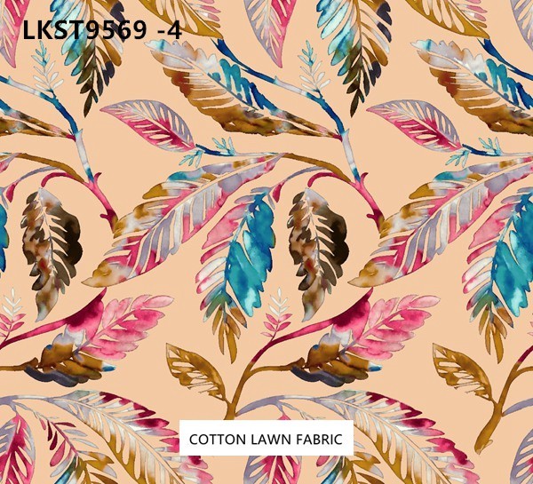 100% Cotton Lawn Fabric,LANKING TEX,Low Moq Printing Best  Quality  100% Cotton Lawn Fabric