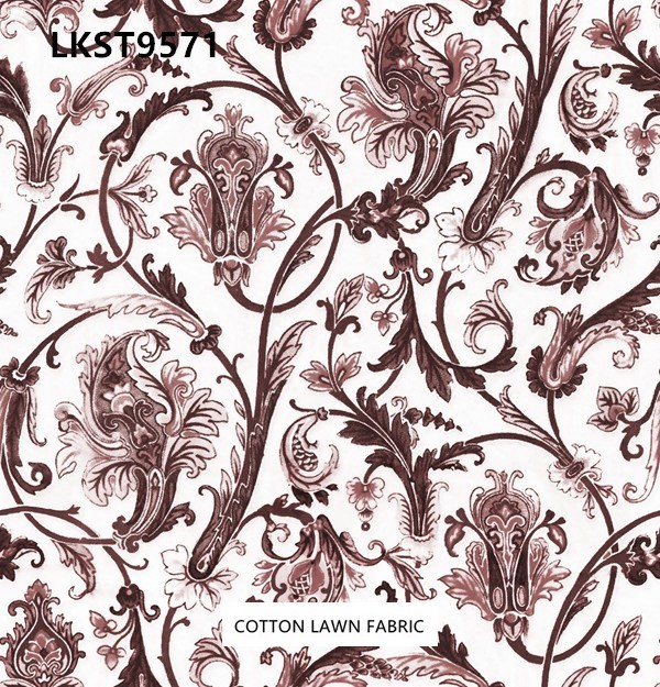 100% Cotton Lawn Fabric,LANKING TEX,Low Moq Printing Best  Quality  100% Cotton Lawn Fabric