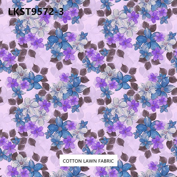 100% Cotton Lawn Fabric,LANKING TEX,Low Moq Printing Best  Quality  100% Cotton Lawn Fabric