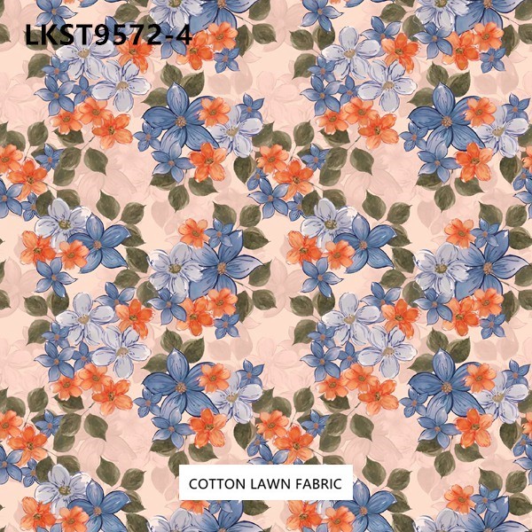 100% Cotton Lawn Fabric,LANKING TEX,Low Moq Printing Best  Quality  100% Cotton Lawn Fabric