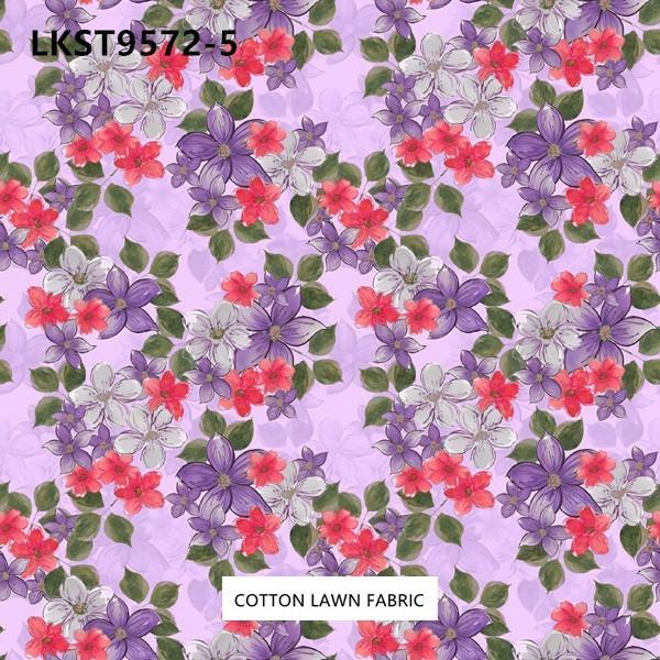 100% Cotton Lawn Fabric,LANKING TEX,Low Moq Printing Best  Quality  100% Cotton Lawn Fabric