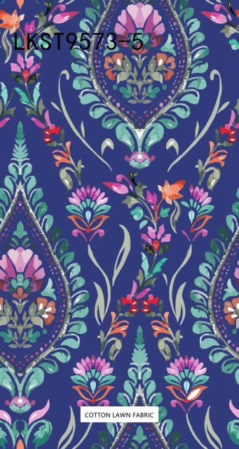 100% Cotton Lawn Fabric,LANKING TEX,Low Moq Printing Best  Quality  100% Cotton Lawn Fabric
