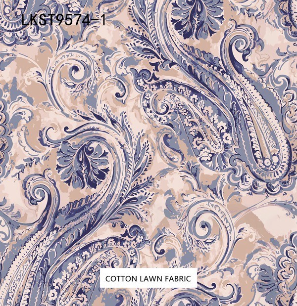 100% Cotton Lawn Fabric,LANKING TEX,Low Moq Printing Best  Quality  100% Cotton Lawn Fabric