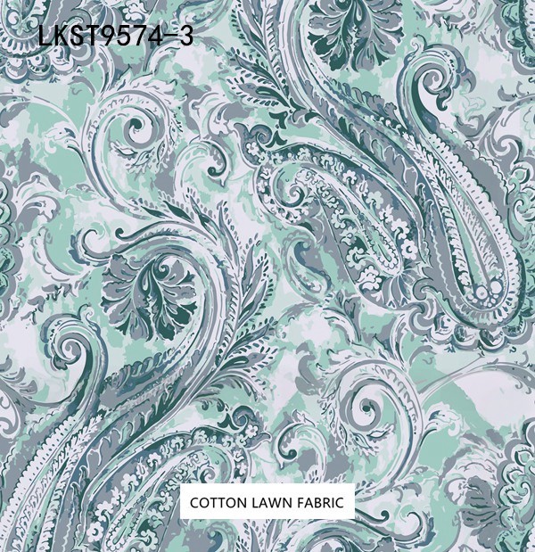 100% Cotton Lawn Fabric,LANKING TEX,Low Moq Printing Best  Quality  100% Cotton Lawn Fabric