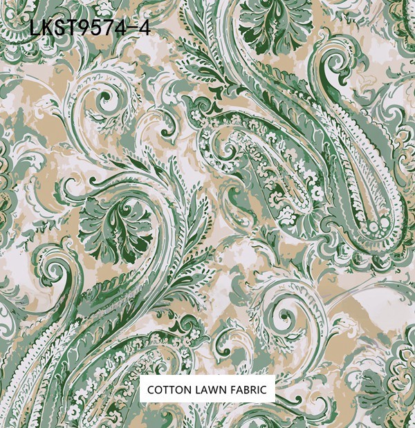 100% Cotton Lawn Fabric,LANKING TEX,Low Moq Printing Best  Quality  100% Cotton Lawn Fabric