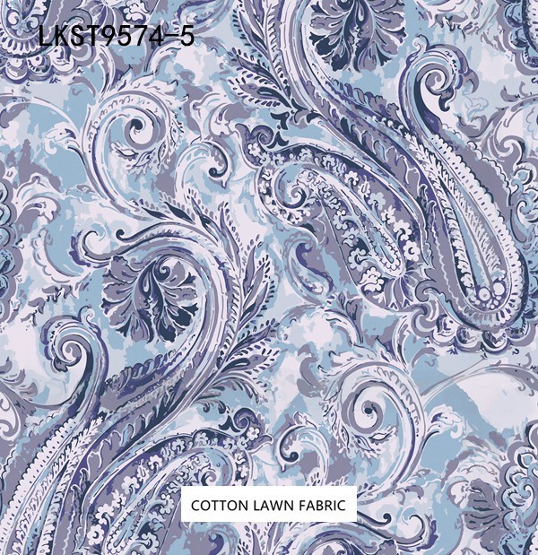 100% Cotton Lawn Fabric,LANKING TEX,Low Moq Printing Best  Quality  100% Cotton Lawn Fabric