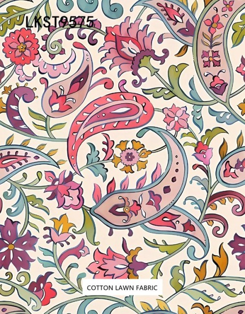 100% Cotton Lawn Fabric,LANKING TEX,Low Moq Printing Best  Quality  100% Cotton Lawn Fabric