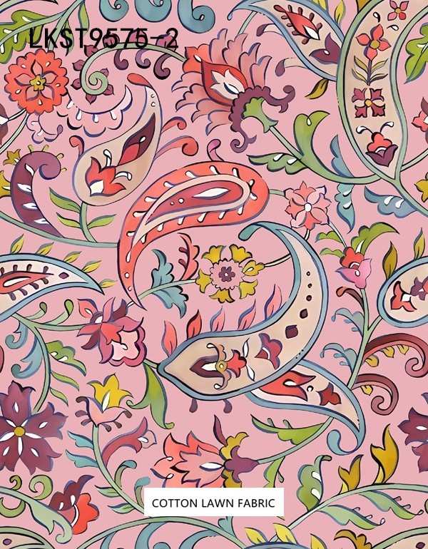 100% Cotton Lawn Fabric,LANKING TEX,Low Moq Printing Best  Quality  100% Cotton Lawn Fabric