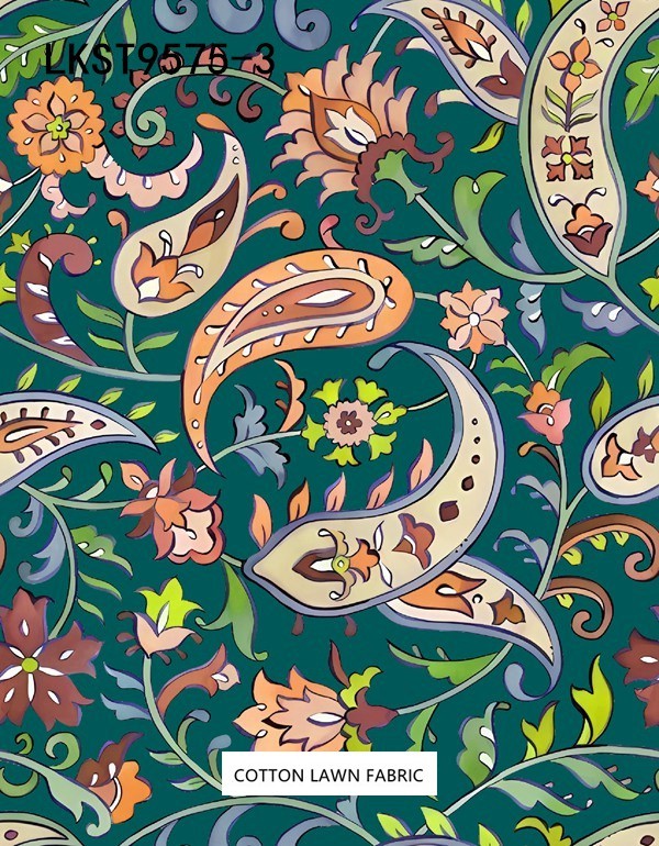 100% Cotton Lawn Fabric,LANKING TEX,Low Moq Printing Best  Quality  100% Cotton Lawn Fabric