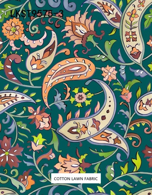 100% Cotton Lawn Fabric,LANKING TEX,Low Moq Printing Best  Quality  100% Cotton Lawn Fabric