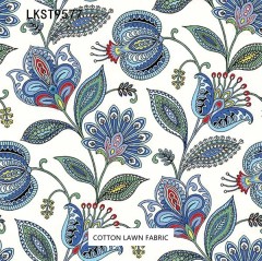 100% Cotton Lawn Fabric,LANKING TEX,Low Moq Printing Best  Quality  100% Cotton Lawn Fabric