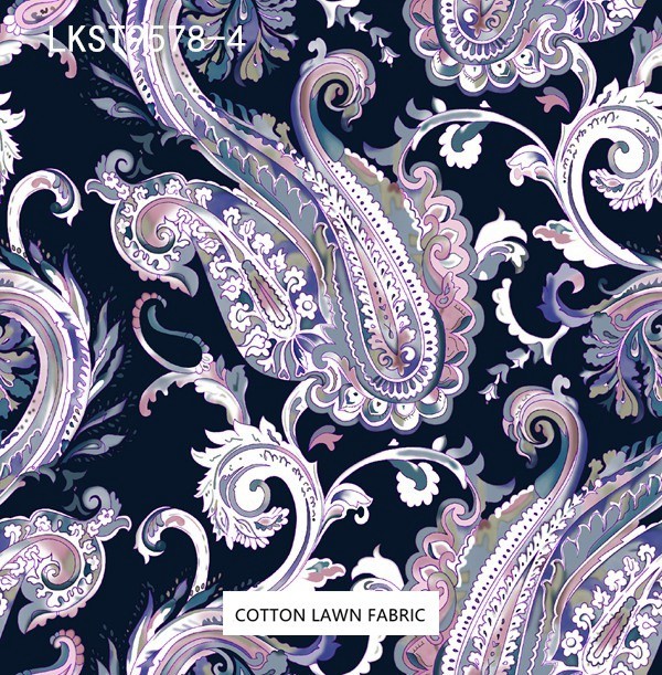 100% Cotton Lawn Fabric,LANKING TEX,Low Moq Printing Best  Quality  100% Cotton Lawn Fabric