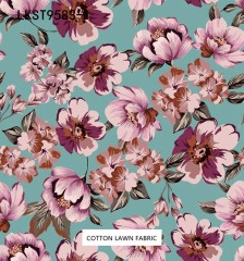 100% Cotton Lawn Fabric,LANKING TEX,Low Moq Printing Best  Quality  100% Cotton Lawn Fabric