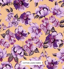 100% Cotton Lawn Fabric,LANKING TEX,Low Moq Printing Best  Quality  100% Cotton Lawn Fabric