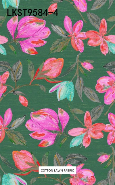 100% Cotton Lawn Fabric,LANKING TEX,Low Moq Printing Best  Quality  100% Cotton Lawn Fabric