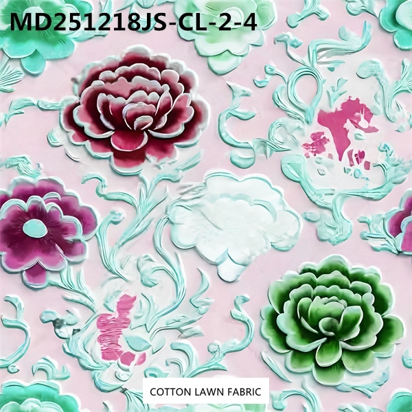 100% Cotton Lawn Fabric,LANKING TEX,Low Moq Printing Best  Quality  100% Cotton Lawn Fabric