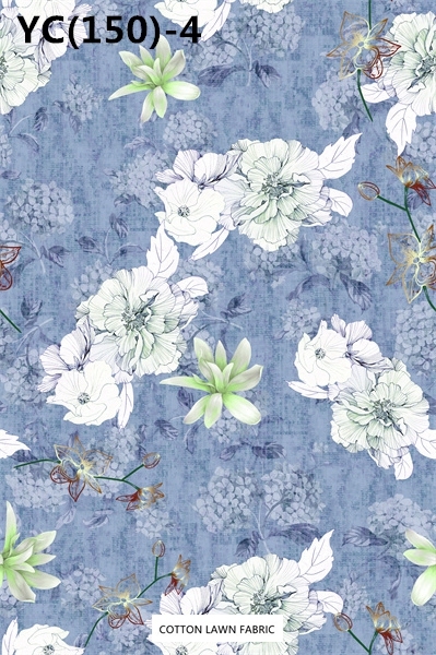 100% Cotton Lawn Fabric,LANKING TEX,Low Moq Printing Best  Quality  100% Cotton Lawn Fabric