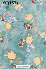 100% Cotton Lawn Fabric,LANKING TEX,Low Moq Printing Best  Quality  100% Cotton Lawn Fabric
