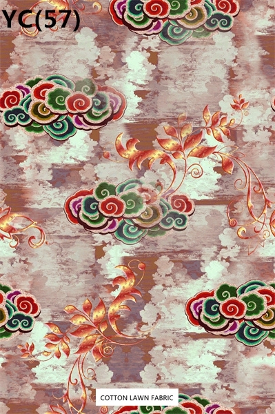 100% Cotton Lawn Fabric,LANKING TEX,Low Moq Printing Best  Quality  100% Cotton Lawn Fabric