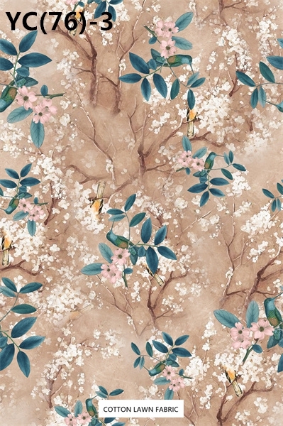 100% Cotton Lawn Fabric,LANKING TEX,Low Moq Printing Best  Quality  100% Cotton Lawn Fabric