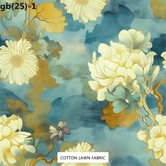 100% Cotton Lawn Fabric,LANKING TEX,Low Moq Printing Best  Quality  100% Cotton Lawn Fabric