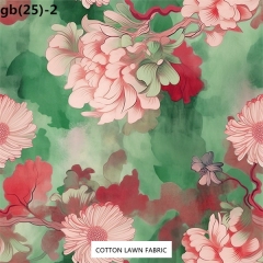 100% Cotton Lawn Fabric,LANKING TEX,Low Moq Printing Best  Quality  100% Cotton Lawn Fabric