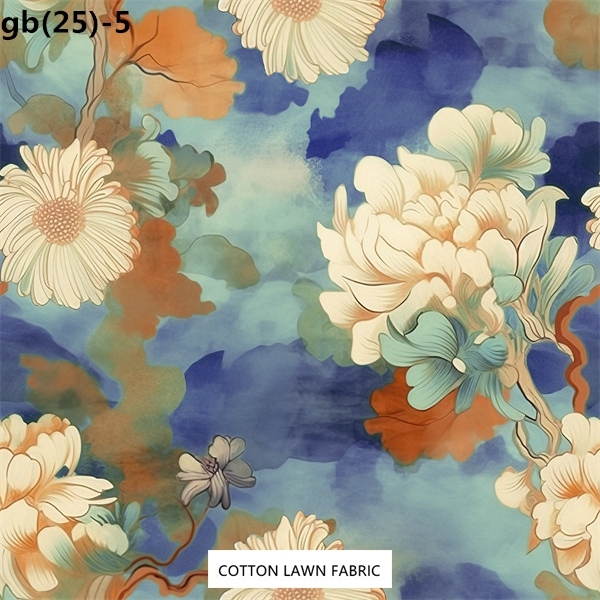 100% Cotton Lawn Fabric,LANKING TEX,Low Moq Printing Best  Quality  100% Cotton Lawn Fabric