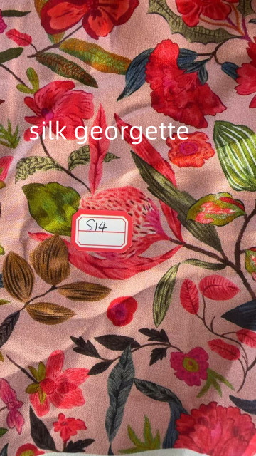 12mm Silk Georgette,LANKING TEX,12mm Silk Georgette