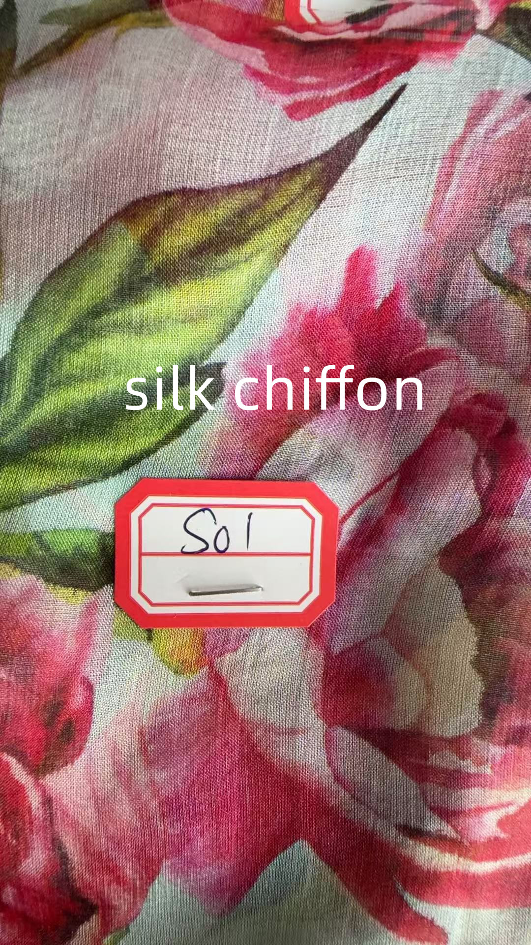 100% Silk Chiffon,LANKING TEX,100% Silk Chiffon