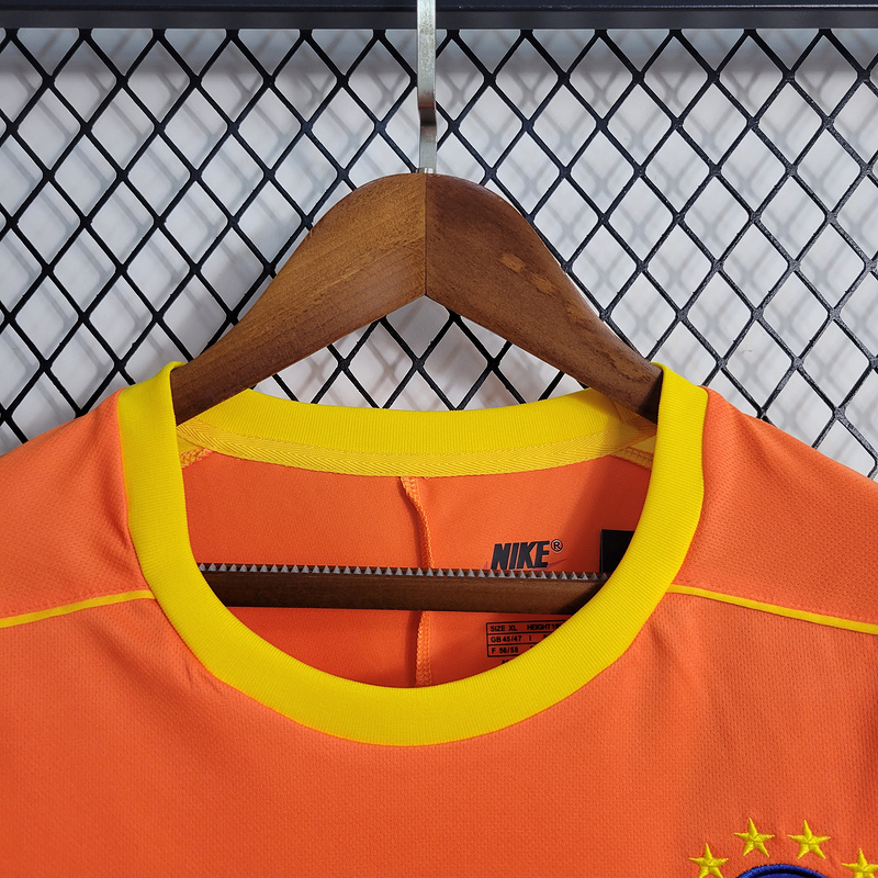 Retro Long Sleeve 1998 Brazil retro Goalkeeper Football jersey