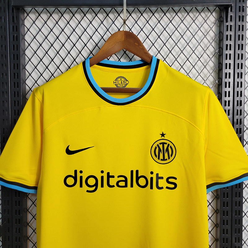 2022-23 Inter Milan Two Guest LAUTARO Lukaku D?eko BARELLA Football jersey