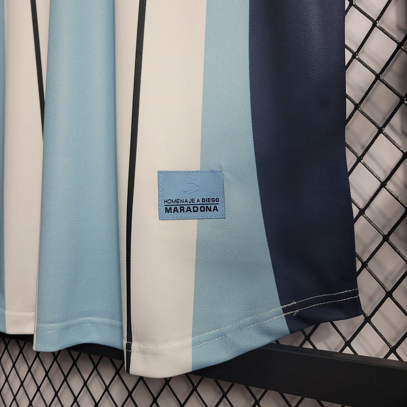 Retro 2001 Argentina retro 10 Maradona Retirement Commemorative Edition Football jersey