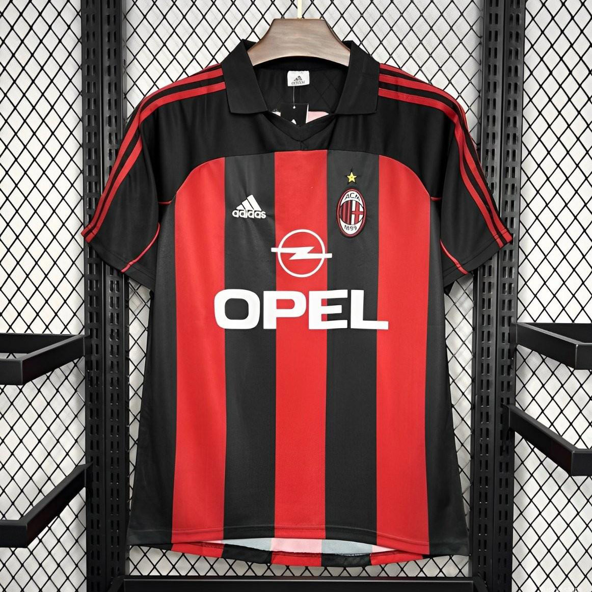 Retro 2000-02 AC Milan home retro Football jersey