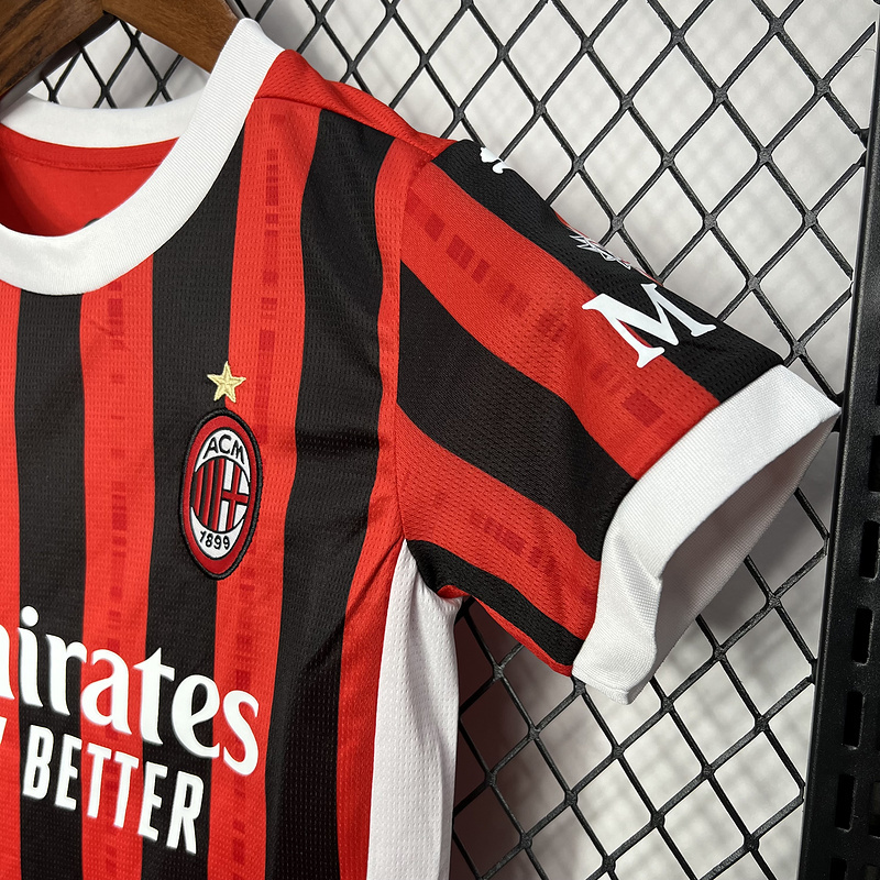2024-25 AC Milan Home KIDS Football jersey