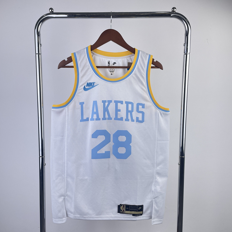 2023 NBA Lakers 28 HACHIMURA Basketball Jersey