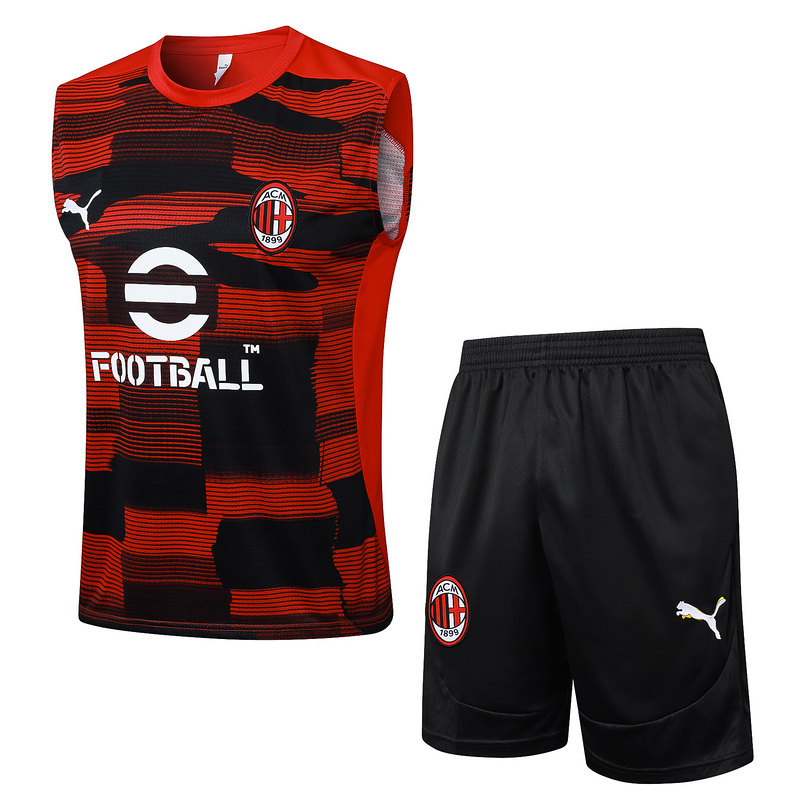 2024-25 AC Milan Sleeveless Vest Training Wear