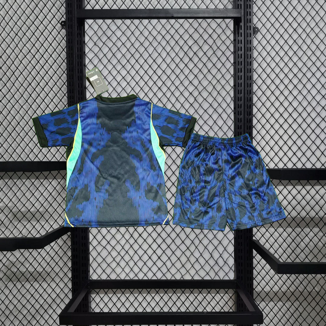 2026 Brazil Away kids Football jersey