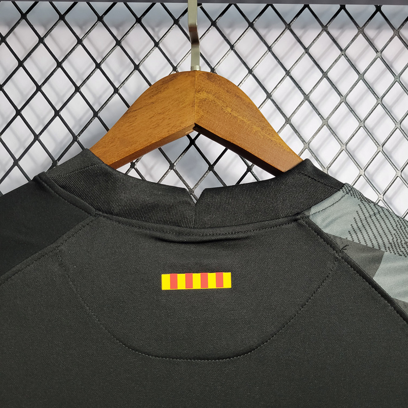 2022 Barcelona Black Training Football jersey