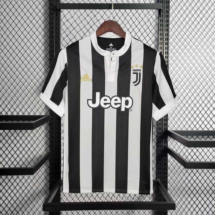 Retro 2017-18 Juventus home Retro Higuian Khedira Bonucci Dybala Football jersey