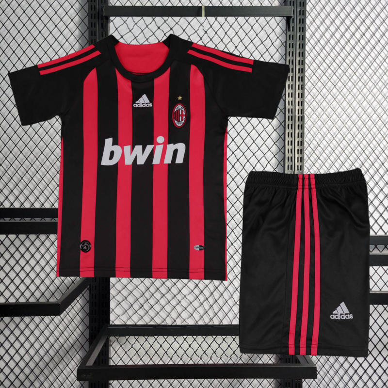 Retro KIDS 2008-09 KIDS AC Milan Home retro Football jersey