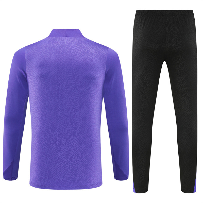 2025-26 Barcelona Half-Pull Training Suit Jersey Set