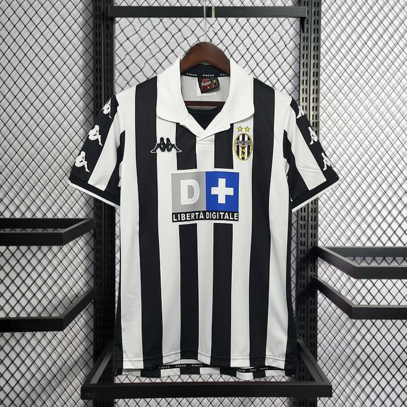 Retro 1999-00 Juventus Home retro ZIDANE DEL PIERO CONTE INZAGHI Football jersey