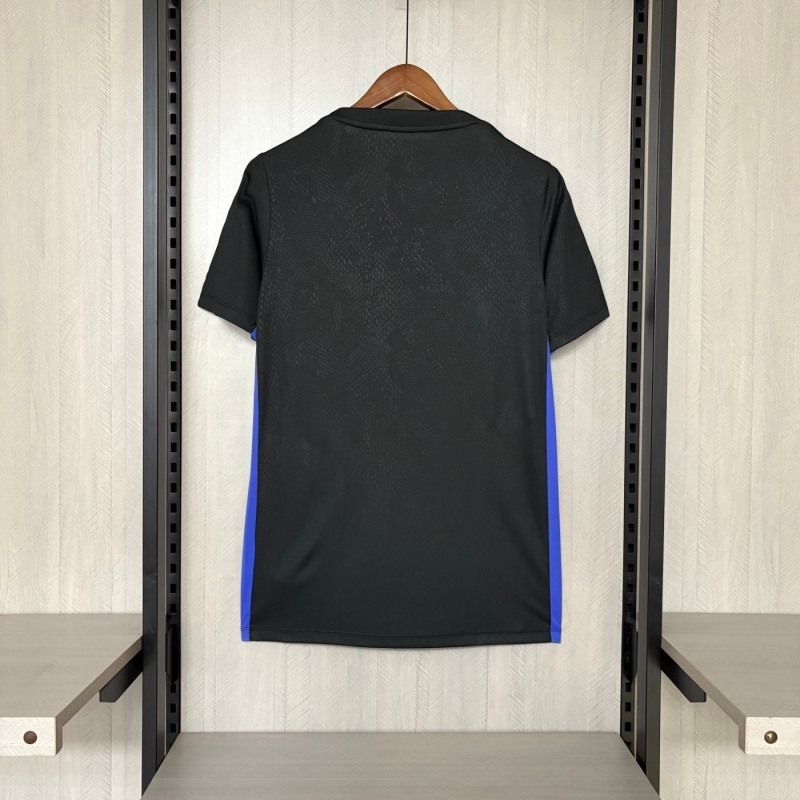 2025-26 Barcelona Away black Football jersey
