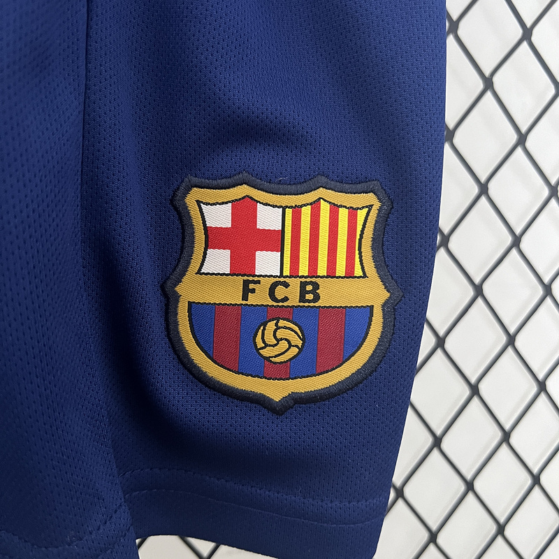 Retro kids 2013-14 Kids Barcelona Home Retro MESSI PIQUE XAVI A.INISTA PUYOL Football jersey
