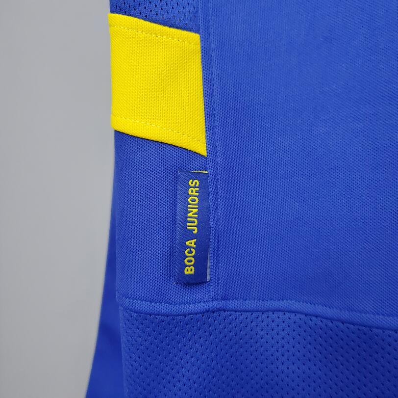 Retro 2003-04 Boca Juniors Home Retro Long sleeve Football jersey