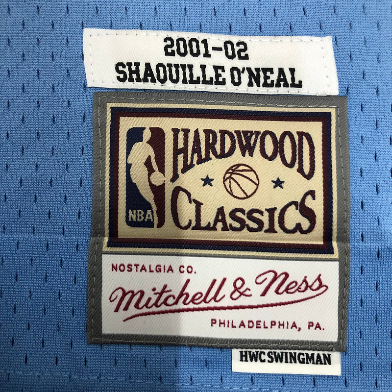 2001-02 NBA Lakers 34 O'NEAL Basketball Jersey