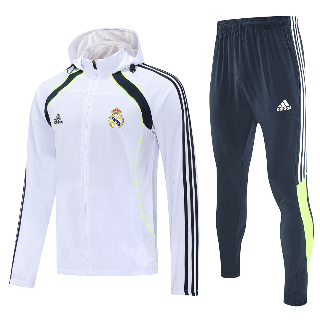 2025-26 Real Madrid Hooded Jacket Set
